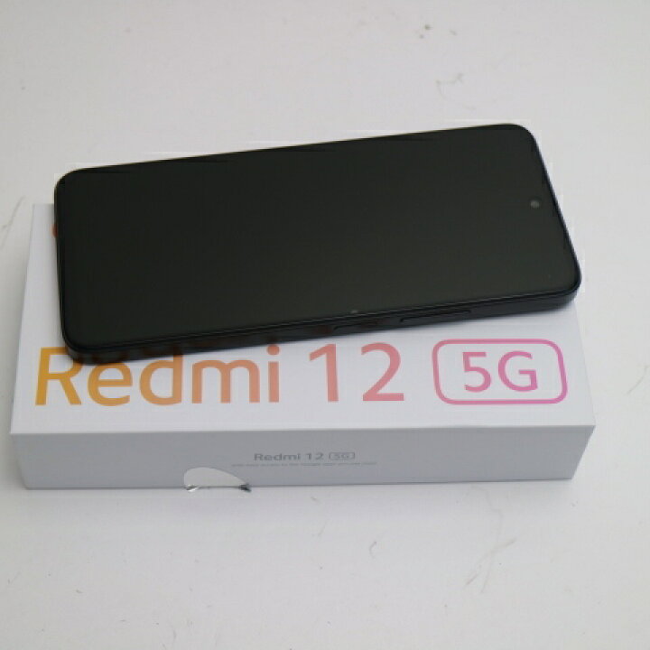 楽天市場】【新品未使用】 SIMフリー Redmi 12 5G 256GB ミッドナイト 