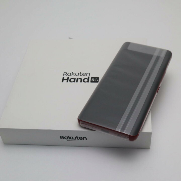 楽天市場】【新品未使用】 SIMフリー Rakuten Hand 5G クリムゾン 