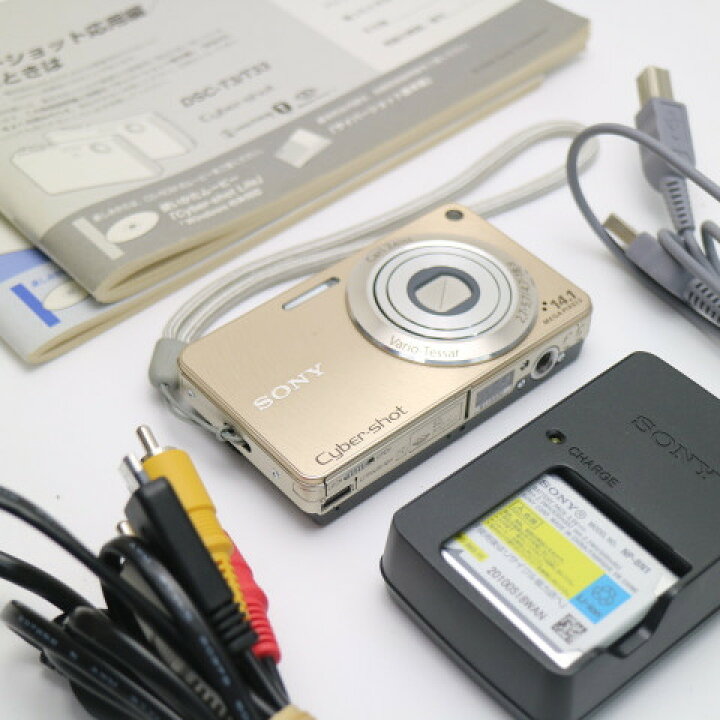 楽天市場】【中古】 超美品 Cyber-shot DSC-W350 ゴールド 安心保証 