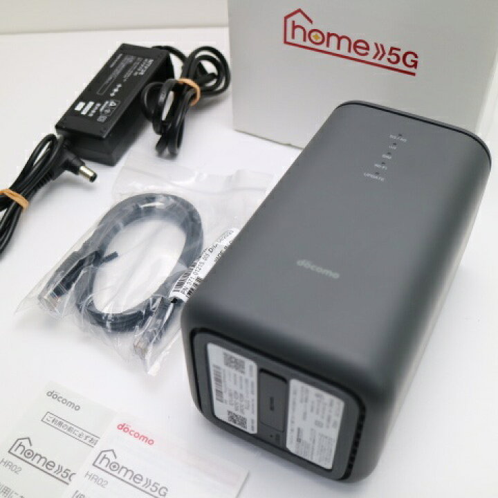 楽天市場】【中古】新品同様 HR02 home 5G ダークグレー DoCoMo 