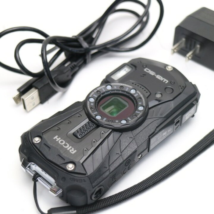 楽天市場】【中古】 美品 RICOH WG-50 ブラック 安心保証 即日発送 