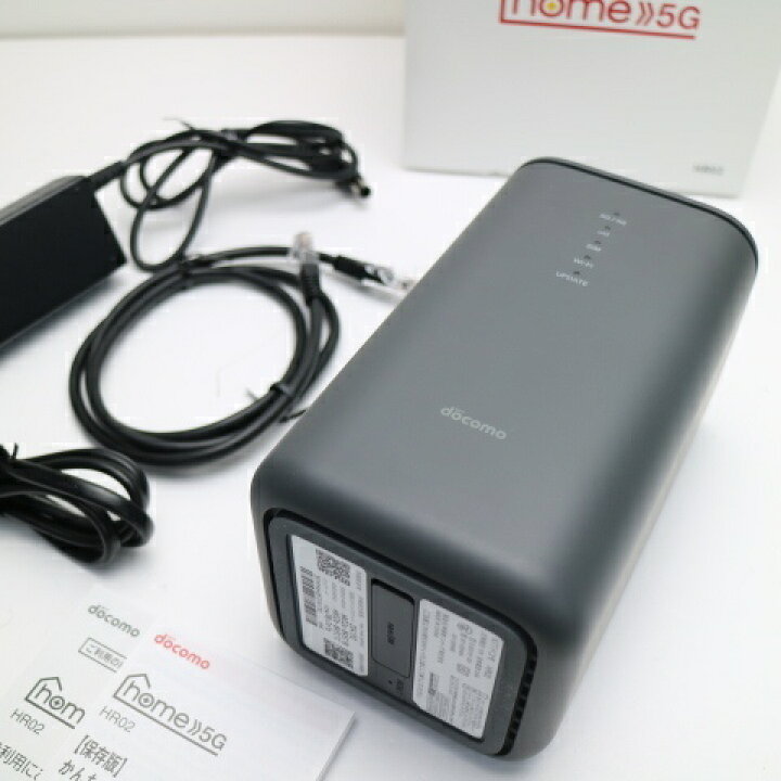 楽天市場】【中古】新品同様 HR02 home 5G ダークグレー DoCoMo 