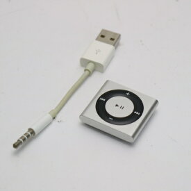 【中古】 超美品 iPod shuffle 第4世代 シルバー 安心保証 即日発送 オーディオプレイヤー Apple 本体 あす楽 土日祝発送OK