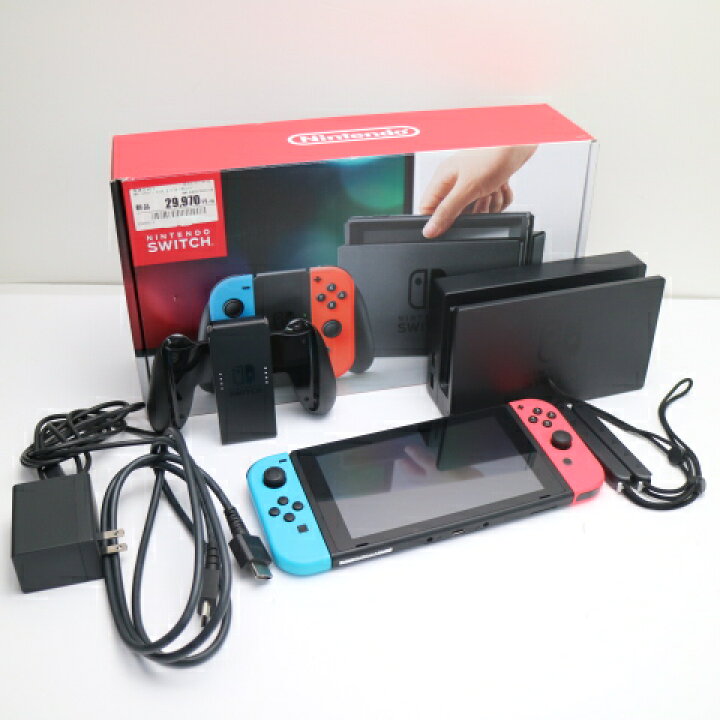 楽天市場】【中古】 美品 Nintendo Switch ネオンブルーネオンレッド 