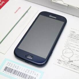 【中古】 良品中古 F-42A らくらくスマートフォン ネイビー 安心保証 即日発送 スマホ 白ロム 富士通 あす楽 土日祝発送OK