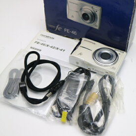 【中古】 超美品 FE-46 ホワイト 安心保証 即日発送 OLYMPUS デジカメ デジタルカメラ 本体 あす楽 土日祝発送OK