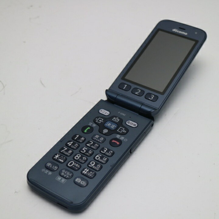 楽天市場】【中古】新品同様 F-01M ネイビー ガラケー 白ロム 中古 