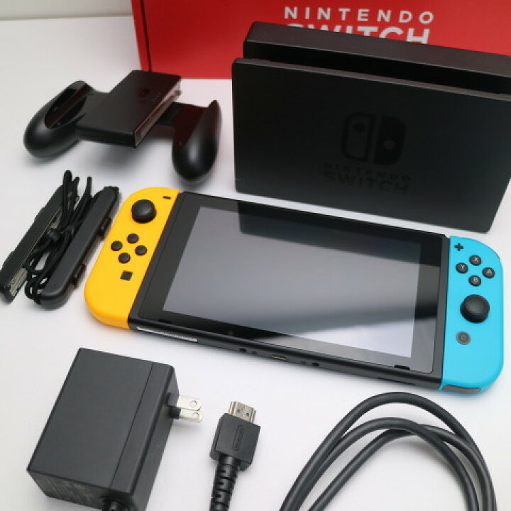 楽天市場】【中古】 新品同様 Nintendo Switch ネオンオレンジネオン 