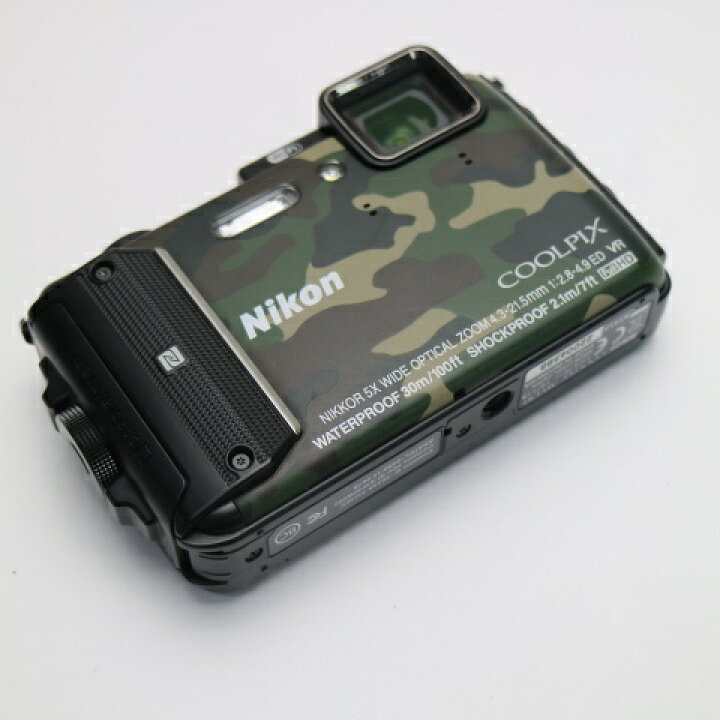 NikonデジタルカメラCOOLPIXAW130カムフラージュグリーン （ニコン 