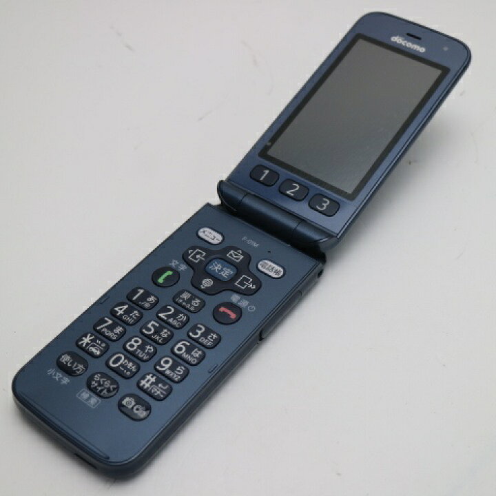 楽天市場】【中古】新品同様 F-01M ネイビー ガラケー 白ロム 中古 