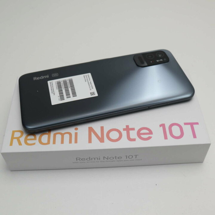楽天市場】【新品未使用】 SIMフリー Redmi Note 10T アジュール 