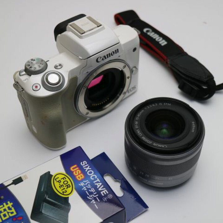 楽天市場】【中古】 良品中古 EOS Kiss M EF-M15-45 IS STM レンズ  