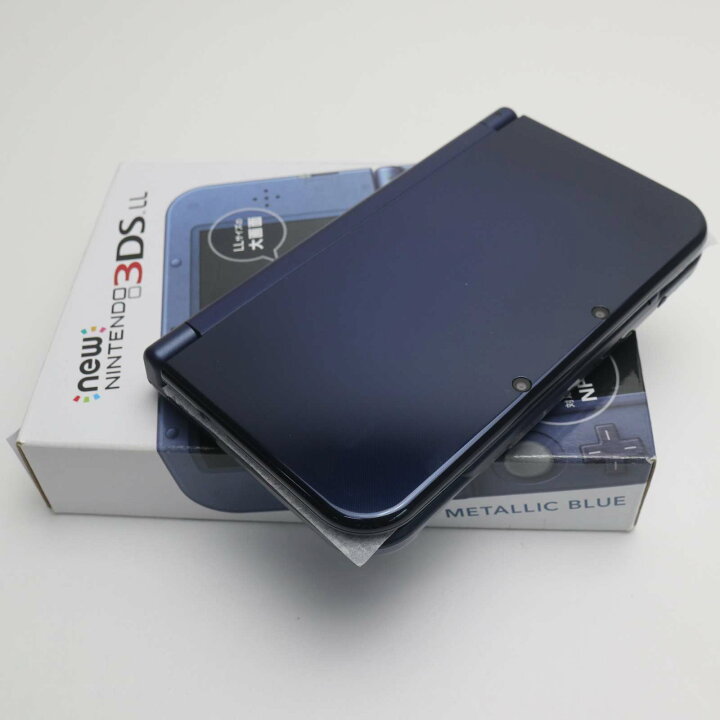ほぼ新品 任天堂 Newニンテンドー3DS LL メタリックブルー｜携帯用  