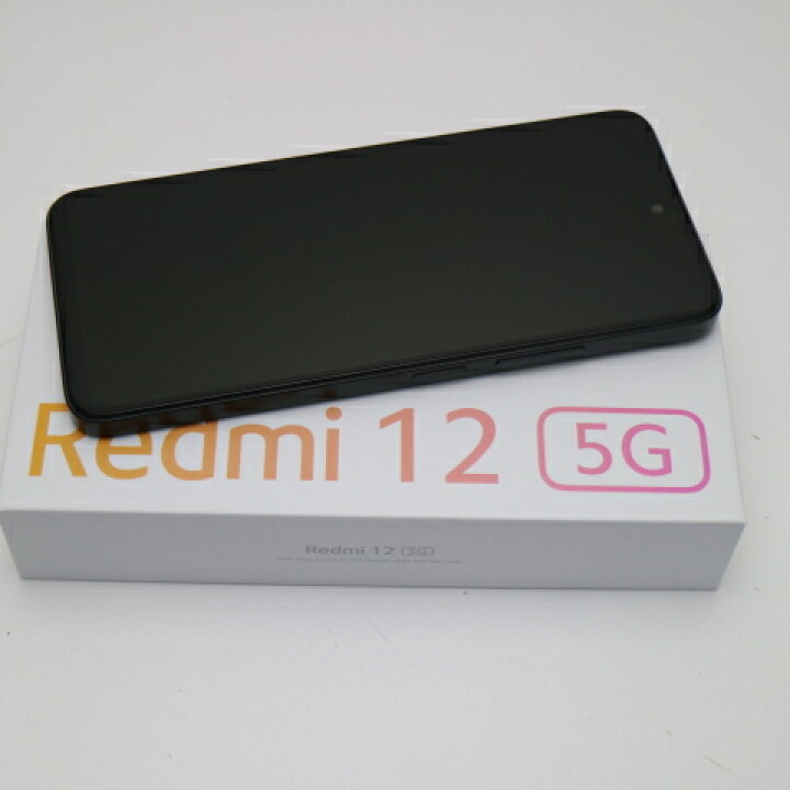 楽天市場】【新品未使用】 Redmi 12 5G XIG03 ミッドナイトブラック 