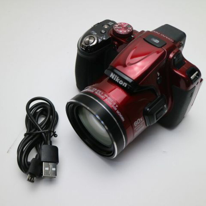 楽天市場】【中古】 美品 COOLPIX P600 レッド 安心保証 即日発送 