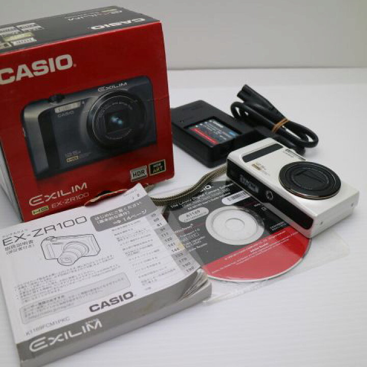 楽天市場】【中古】 超美品 EX-ZR100 ホワイト 安心保証 即日発送 