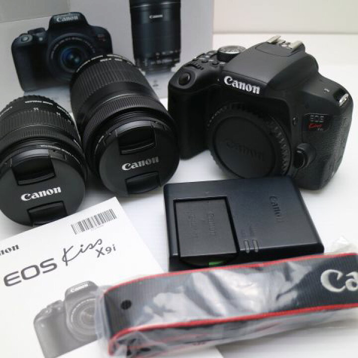 楽天市場】【中古】 超美品 EOS Kiss X9i ダブルズームキット ブラック 