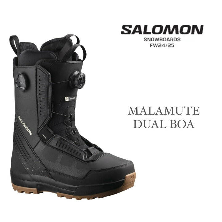 楽天市場】【新品未使用】 24-25 SALOMON BOOTS MALAMUTE DUAL BOA  