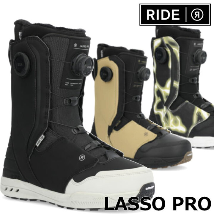 楽天市場】【新品未使用】 24-25 RIDE BOOTS LASSO PRO BLACK M27.0  