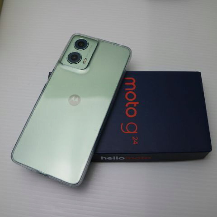 楽天市場】【新品未使用】 SIMフリー moto g24 アイスグリーン スマホ 
