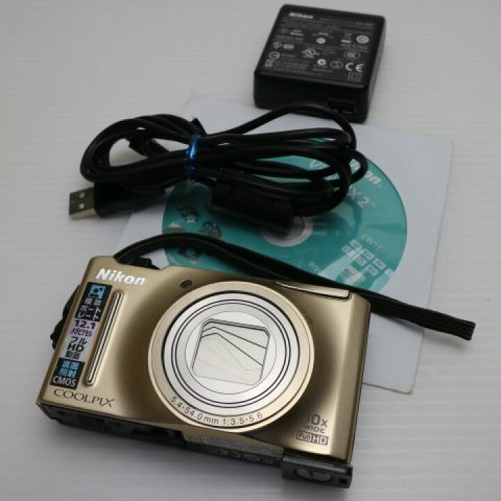 楽天市場】【中古】 美品 COOLPIX S8100 プレシャスゴールド 安心保証 