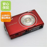 【中古】 美品 COOLPIX S5100 クリアレッド 安心保証 即日発送 Nikon デジカメ デジタルカメラ 本体 土日…