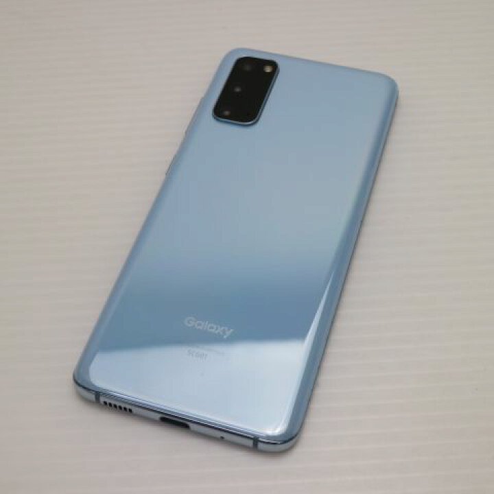 楽天市場】【中古】美品 SCG01 Galaxy S20 5G クラウドブルー スマホ 