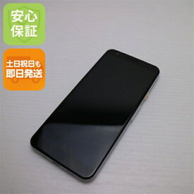 【中古】 超美品 Google Pixel 3a クリアリーホワイト スマホ 本体 白ロム 中古 土日祝発送OK
