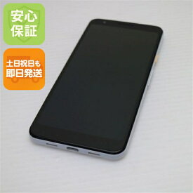 【中古】 美品 Google Pixel 3a クリアリーホワイト スマホ 本体 白ロム 中古 土日祝発送OK