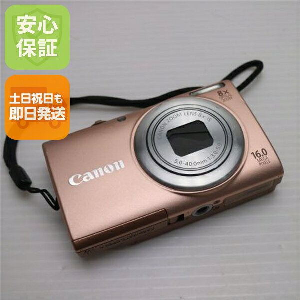 【中古】 超美品 PowerShot A4000 IS ピンク 安心保証 即日発送 デジカメ Canon デジタルカメラ 本体 土日祝発送OK