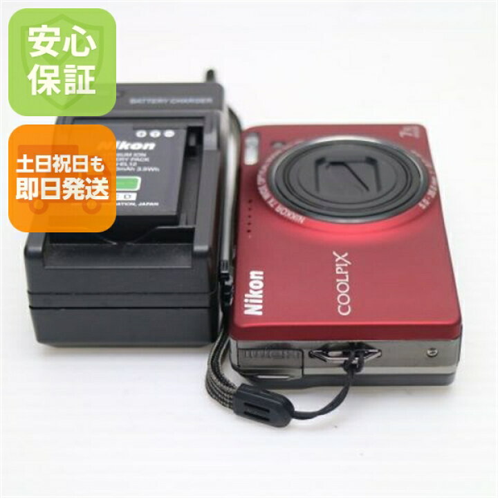 楽天市場】【中古】 超美品 COOLPIX S6000 フラッシュレッド 安心保証 