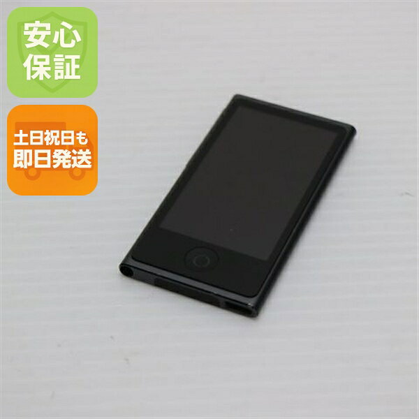 【中古】 超美品 iPod nano 第7世代 16GB スペースグレイ 安心保証 即日発送 Apple 本体 土日祝発送OK