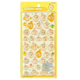 【正規品】【うさぎ （0S014）】ちいかわ・ボンボンドロップシール　うさぎ （0S014）ステッカー　ミニ　プチ　ワンポイント　文房具　雑貨　グッズ　かわいい