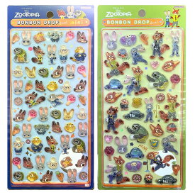 【正規品】送料無料【Zootopiaズートピア・選択】ディズニー ボンボンドロップシール mini BONBON DROP　ステッカー　ミニ　プチ　ワンポイント　文房具　雑貨　グッズ　かわいい
