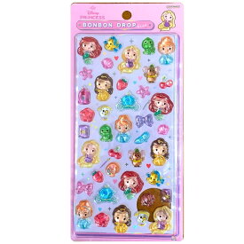 【正規品】送料無料【ディズニー・プリンセス】ディズニー ボンボンドロップシール BONBON DROP　ステッカー　ミニ　プチ　ワンポイント　文房具　雑貨　グッズ　かわいい