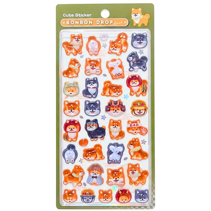 正規品 ボンボンドロップシール 和柄 5種セット 速報】ボンボン 