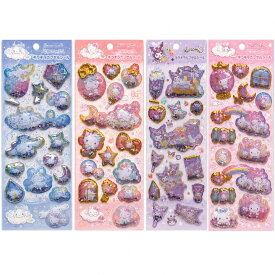 【正規品・選べる6種類】SAC-KCP-KT サンリオキャラクターズ キラキラカプセルシール ボンボンドロップシール サンリオキャラクターズ たまごっち しずぐちゃん ディズニー ちいかわ ぷっくりシール BONBON DROP 韓国雑貨 デコシール 手帳デコ シール