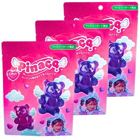 3個セット【pinaco(ピナコ)・オトナエンジェルサイズ】ファミマ限定　しなこ　エンジェル夢みるとぅるりんパック♡　一枚　数量限定　pinaco