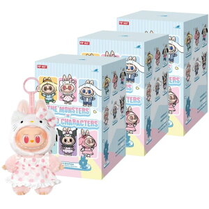 �y���K�i �ۏ؁E MONSTERS × Sanrio�E3�s�[�X�z LABUBU ��Ԃ� �wTHE MONSTERS × Sanrio Characters �ʂ�����݃y���_���g POP MART �|�b�v�}�[�g �L�[�z���_�[ �t�B�M���A �v���[���g �{�� ���� ���u�u