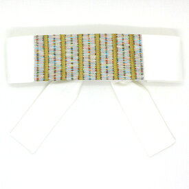 日本製 伝統京都西陣織 桃太郎はちまき（金縞）