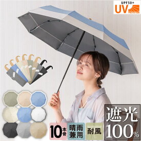 【クーポンで10％OFF】完全遮光 日傘 晴雨兼用 遮光率100% 送料無料 折りたたみ 軽量 UVカット率99.9％ UVカットUPF50 完全 遮光 4段 折りたたみ日傘 折り畳み かさ 傘 日傘 シンプル おしゃれ レディース ギフト プレゼ