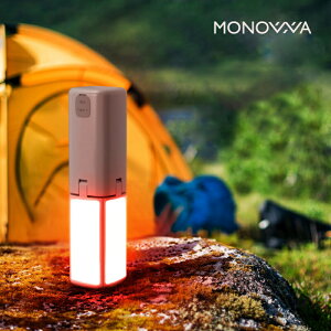 送料無料 LEDランタン monowa018 8000mAh 大容量 4面ウイング型 2段調光 調色機能付き 防滴仕様 IPX5 USB出力 スマホ充電対応 モバイルバッテリー機能 懐中電灯機能 キャンプ アウトドア 防災 照明