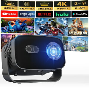 y2025VoIԂł͂zvWFN^[ ƒp ^ V䓊e  dtH[JX android X}zƌq 4KΉ  26000LMPx Netflix/YouTubeb Android13 oC/PS5/DVD/SwitchȂ