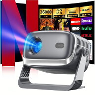 【スーパーSALE半額＆5%OFF】プロジェクター 小型 家庭用 270度回転 天井投影 4K対応 26000LM Android 12…