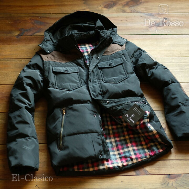 楽天市場】新品□限定 *De Rosso* 白羽毛80% ミリタリー ダウン 