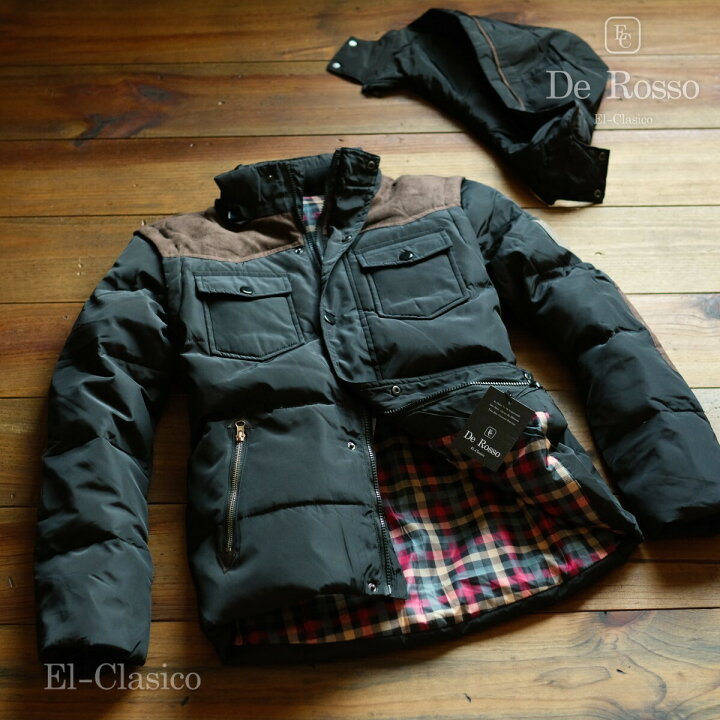 楽天市場】新品□限定 *De Rosso* 白羽毛80% ミリタリー ダウン 