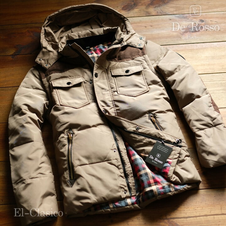 楽天市場】新品□限定 *De Rosso* 白羽毛80% ミリタリー ダウン 