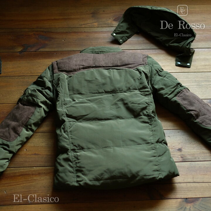 楽天市場】新品□限定 *De Rosso* 白羽毛80% ミリタリー ダウン  