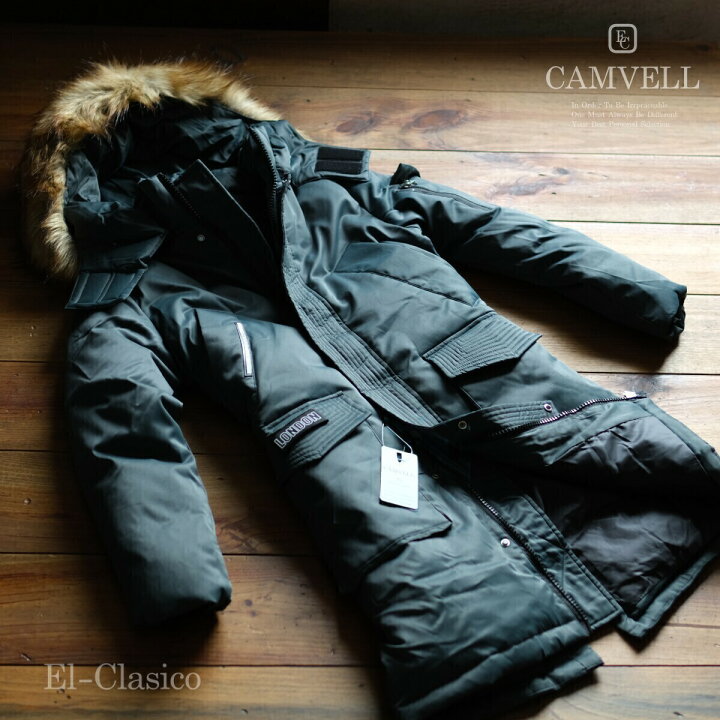 楽天市場】新品*英国ロンドン *CAMVELL キャンベル*ロングダウンコート 