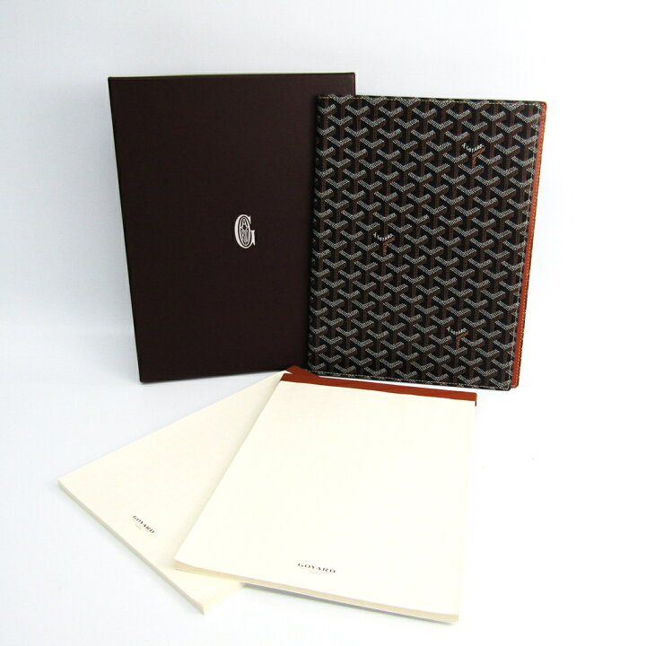 楽天市場】ゴヤール(Goyard) A4 手帳 ブラック A4 ノートカバー 【中古 